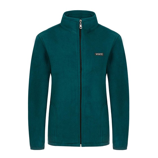 LOVZFMLL Vestes pour Femmes Mode Manches Longues Sans Capuche Décontracté Extérieur Polaire Hiver Chaud