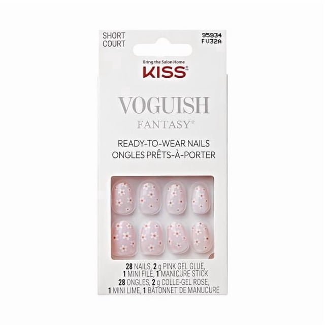 KISS Voguish Fantasy - Fake Nails - Luminary - Oval - Short