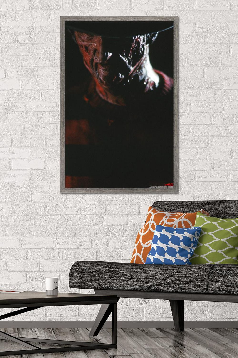 A Nightmare on Elm Street - Freddy Portrait Wall Poster with Magnetic Frame