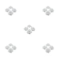 thumbnail image 3 of Decodeary 50pieces Low Maintenance Soft Texture Fabric For Albums And Decorations Realistic Appearance Fiber Wide Application White 4.5cm 5Set, 3 of 6