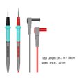 thumbnail image 2 of OUNONA 1 Set Volt Meter Probes Light Grey Multimeter Probes for Technicians Service Back to School, 2 of 8