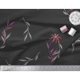 thumbnail image 3 of Soimoi Silk Fabric Leaves & Wild Flower Fabric Prints By Yard 42 Inch Wide, 3 of 3