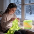 thumbnail image 4 of DIY Knitting Project Yarn for Crochet and Home Craft - Glow in the Dark Reactive Polyester Fiber for Beginners, 4 of 4