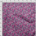 thumbnail image 4 of oneOone Georgette Viscose Pink Fabric Abstract Dress Material Fabric Print Fabric By The Yard 42 Inch Wide, 4 of 4