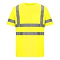 thumbnail image 1 of EGNMCR Haut Décontracté Ample pour Homme à une Poche avec Bande Réfléchissante, Col Rond, Manches Courtes, Respirant, 1 of 4