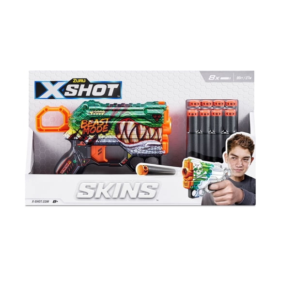 X-Shot Skins Menace Dart Blaster (8 Darts)