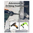thumbnail image 5 of 10Pcs Dry Diamond Drill Bits Set,3/16In Hex ShankTile Core Drill Bit for Tile Ceramic GraniteMarble Stone Hard Materials, 5 of 5