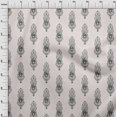thumbnail image 4 of oneOone Cotton Poplin Ivory Fabric Asian Floral Block Sewing Craft Projects Fabric Prints By Yard 56 Inch Wide, 4 of 4