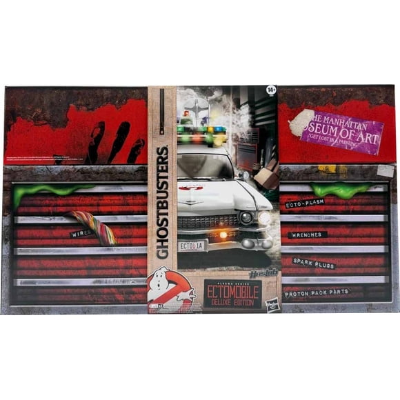 Ghostbusters 22.5 Inch Long Vehicle Figure Plasma Series Deluxe Model - Ectomobile Anniversary Edition