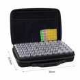 thumbnail image 1 of 120 Slots  Painting Storage Case Shockproof  Art Craft Accessories Containers for Jewelry Beads Rings Charms Glitter Rhinestones Come with 120 Plastic Jars, 1 of 9