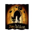 thumbnail image 1 of Rideau de Douche à Thème d'Halloween Imprimé Numériquement, Rideau Imperméable pour Salle de Bain, 1 of 1