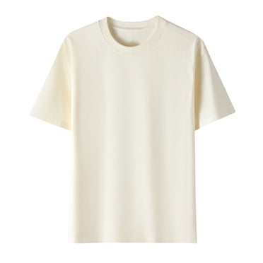 Summer Saving Clearance! WRKEKC Mens T-Shirts, Men's Casual Fashion Solid Color Short Sleeved T-shirt Loose And Temperament Top