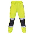 thumbnail image 1 of CEHVOM Pantalon Décontracté pour Homme, Leggings à Bande Réfléchissante en Peluche Argentée Cousue, 1 of 5