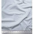 thumbnail image 1 of Soimoi Silk Fabric Dot & Greek Key Small Print Fabric by The Yard 42 Inch Wide, 1 of 3