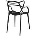 thumbnail image 3 of Modway Fauteuil de Salle à Manger Emmêlé, Noir, 3 of 4
