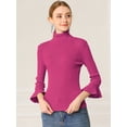 thumbnail image 2 of INSPIRE CHIC Chandail pour Femme à Col Roulé Ajusté en Tricot, 2 of 6