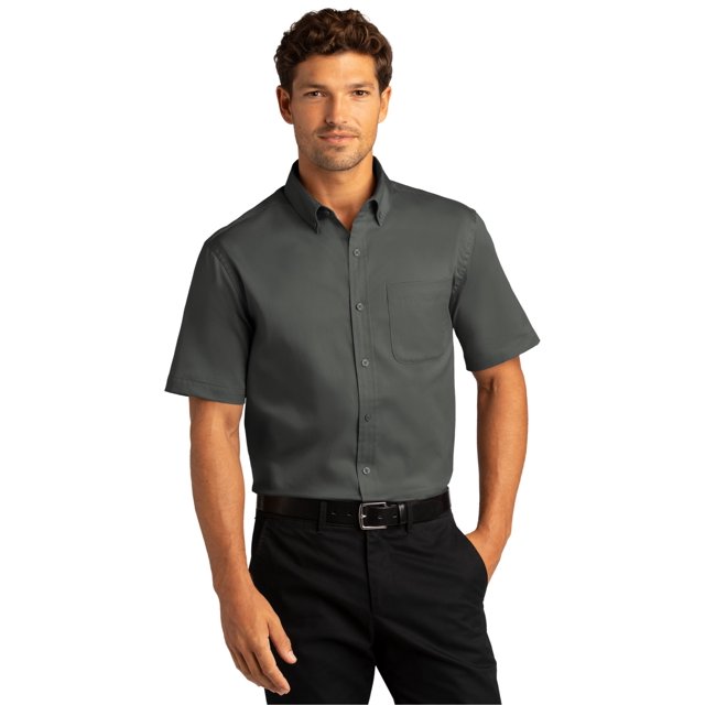 Port Authority Men's Short Sleeve SuperPro React Twill Shirt - W809