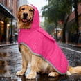 thumbnail image 3 of Imperméable pour Chien avec Capuchon Transparent et Caractéristiques Réfléchissantes pour l'Extérieur, 3 of 4