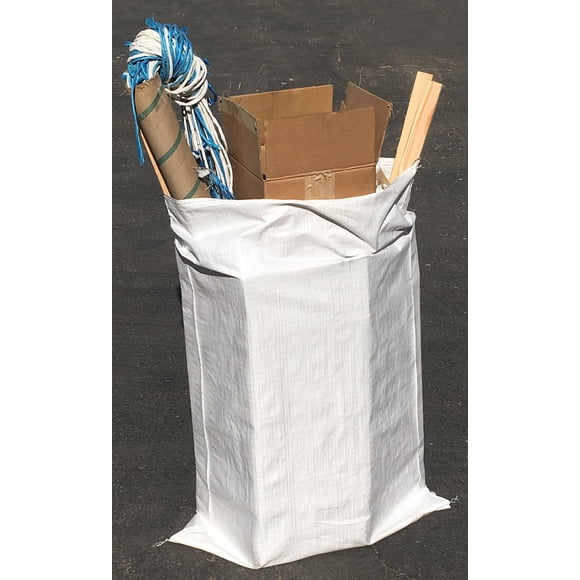 Sandbaggy Large Sandbags - Size: 31" x 45" - Thick Heavy Duty Contractor Bags, Heavy Duty Garbage Bags, Dumpster Bag, Construction Trash Bags, Contractor Bags 6 mil (10)