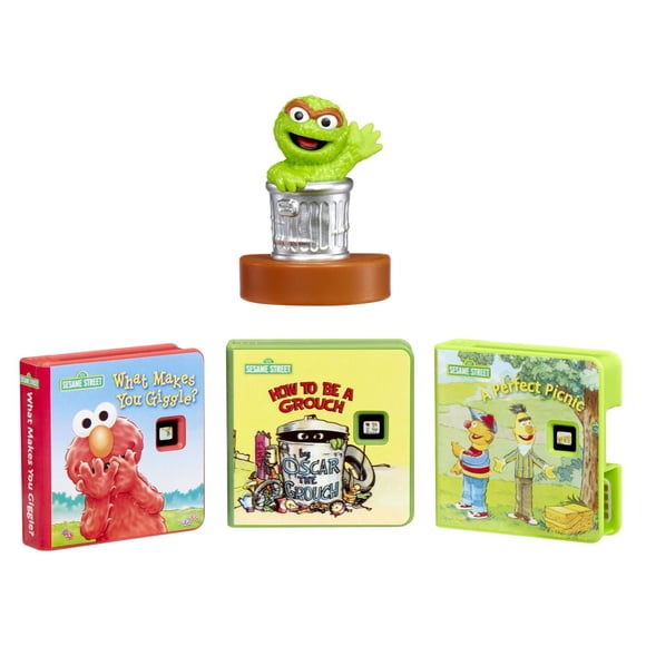 Little Tikes Story Dream Machine Sesame Street Oscar the Grouch & Friends Story Collection – English Speaking Toy, Ages 3+ years