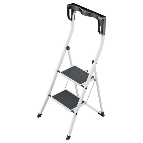 Hailo K75 Escabeau ComfortLine, Marchepied en Acier Pliable à 2 Marches pour la Maison