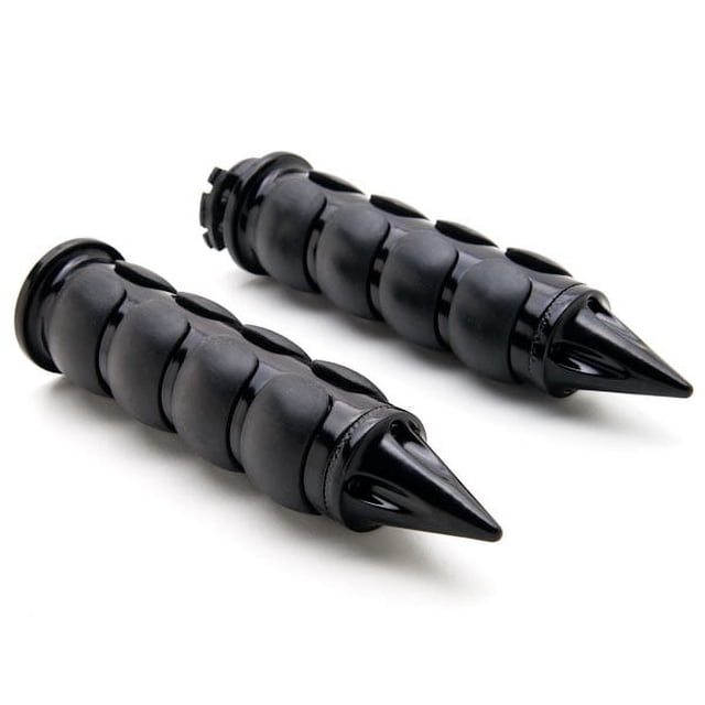 Krator Motorcycle Hand Grips 1 Inch Handlebar Bars Pair Compatible with Harley Davidson FLTR Road Glide Custom