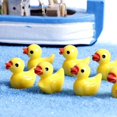 thumbnail image 2 of 100/200PCS Mini Rubber Ducks Miniature Resin Ducks Duckies_ Tiny Yellow R9M3, 2 of 6