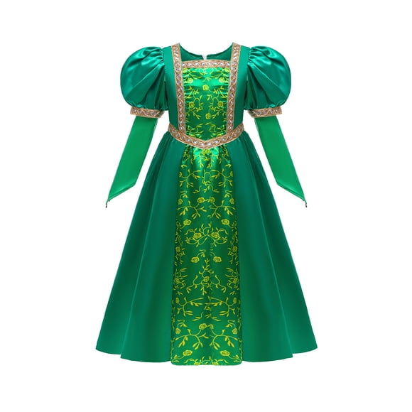 Princess Costume for Girls Halloween Medieval Outfits, SIZE 4-9Y