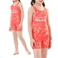 thumbnail image 1 of Maillots de Bain Fille Enfant Maillot Dermoprotecteur Dessin Animé Protection Solaire Manches Longues Maillot de Plage L, 1 of 7