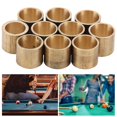 thumbnail image 4 of Pool Cue Ferrules, 10pcs Billiards Cue Tip Snooker Copper Pool Ferrules Repair Tool Accessories for Billiard Cue Repair, 4 of 7