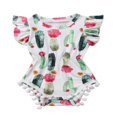 thumbnail image 1 of Combinaison une Pièce Sans Manches pour Bébé Fille, Cactus et Fleurs, Princesse, Combinaison de Soleil, 1 of 6