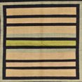 thumbnail image 1 of Ahgly Company Machine Washable Indoor Square Abstract Dark Brown Area Rugs, 5' Square, 1 of 7