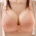 thumbnail image 1 of UPPADA Full Coverage Plus Size Bra Convenient Front Button Bras Cool Liftup Bra Super Gather Wireless Push-Up Bra Lifting Bras Breathable Underwear Bra, 1 of 3