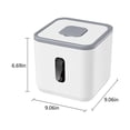 thumbnail image 3 of Dvkptbk Storage Bins Airtight Rice Dispenser ，Cover Rice Bucket for Cereal Grain Flour Rice Beans Pet Food Countertoplarge Rice Storage Container with Lid, Proof Househ Storage & Organization, 3 of 6