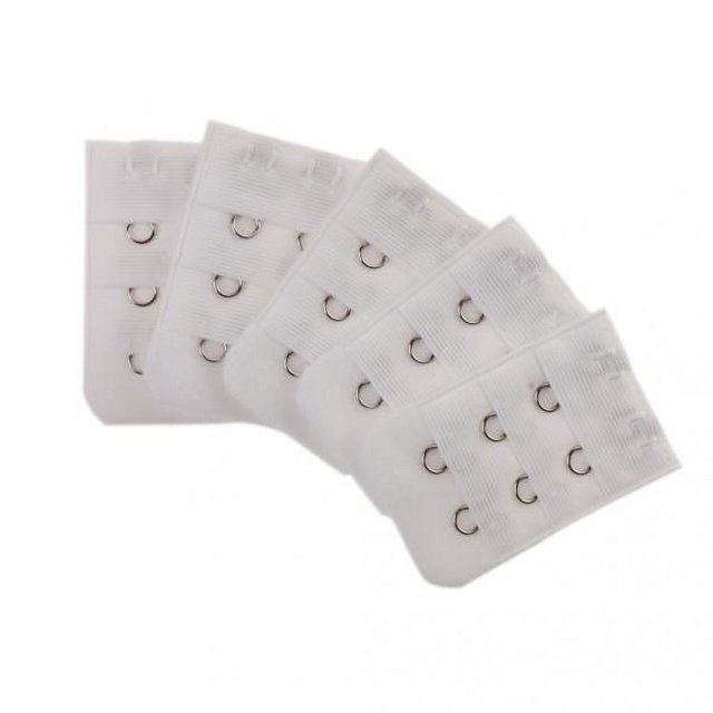 Tachiuwa 10pcs Bra Expander Expander Bra Clip Bikini Attachment Adjustable Bra White