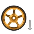 thumbnail image 2 of Folding Bike Easy Wheel Replacement, Smoother Operating Secure Fixation Aluminum Alloy Easywheel for Folding Bike, 2 of 7