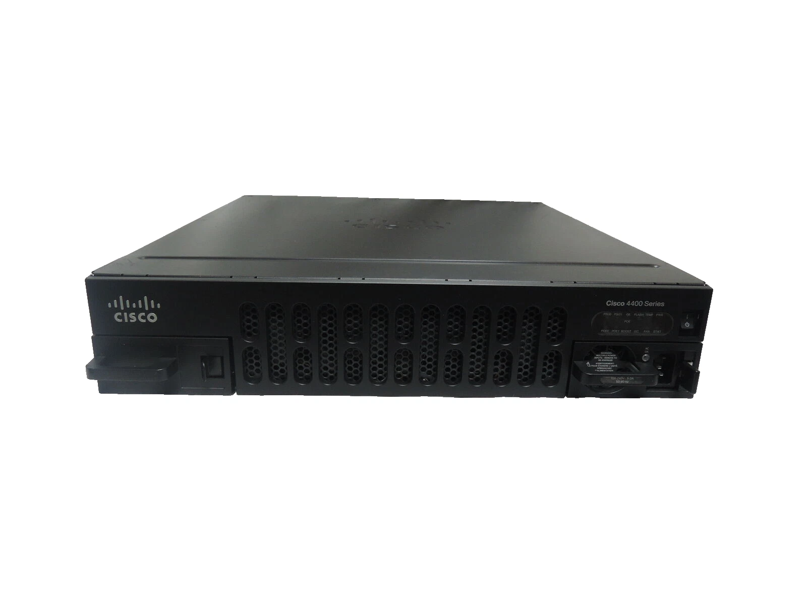 Used Cisco ISR4451-X-AX/K9 Managed PoE Integrated Services Router with SEC & APPX Lic.