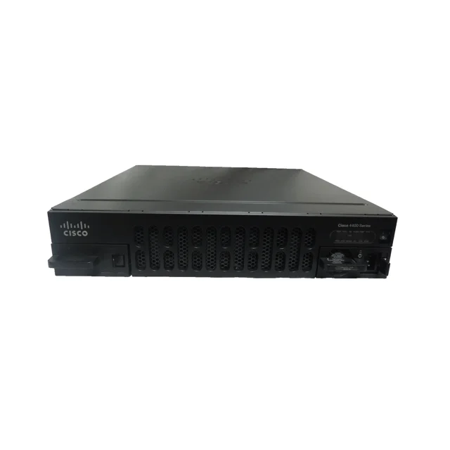 Routeur de Services Intégrés PoE Géré Cisco ISR4451-X-AX/K9 Utilisé avec Lic. SEC et APPX