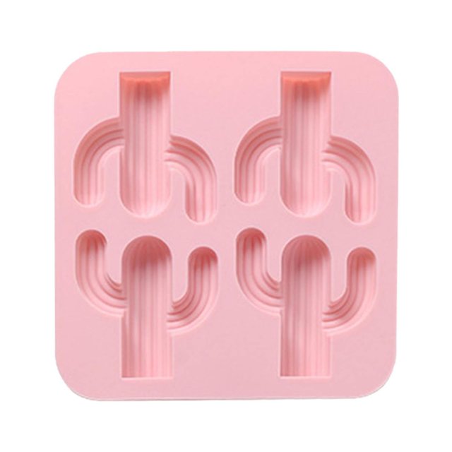 Desert Cactus Silicone Baking Molds Ice Lattice Cubes Cake Chocolate Molds