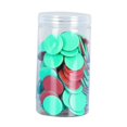 thumbnail image 3 of KLKCMS 100 Pcs Disques de Comptage Marqueurs Compteurs d'Apprentissage Disques pour Jeu Maison Enfants Rouge Vert, 3 of 9