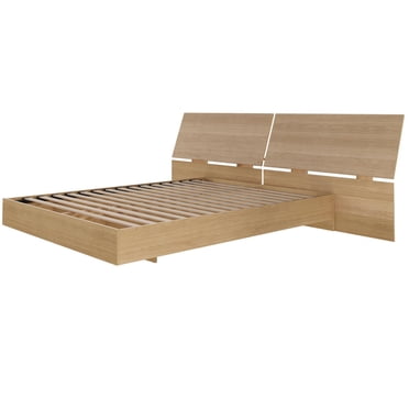 Nexera Nordik Platform Bed, Natural Maple