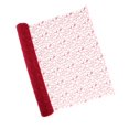 thumbnail image 3 of simhoa Jacquard Net Mesh Creative Floral Wrapper for Florist Supplies Wedding Gifts Red, 3 of 8