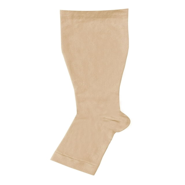 POINTERTECK Plus Size Compression Socks For Men And Women 15-20mmHg Extra-wide Calf And Knee Length Stockings To Support Blood Circulation