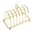 thumbnail image 2 of simhoa Bread Loaf Stand Bookshelf Durable Storage Rack Bread Stand Toast Rack Holder Gold, 2 of 8