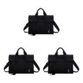 thumbnail image 3 of Youkk Canvas Functional And Practical Handbag For Women Classic And Timeless Style Gift Handbags For Women black 3Set, 3 of 6