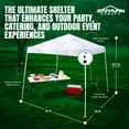 thumbnail image 3 of Caravan Canopy V Series 2 10' x 10' Entry Level Angled Leg Instant Canopy, White, 3 of 9