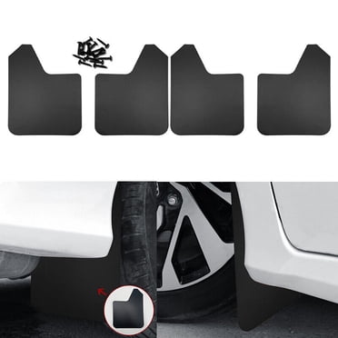 4PCS Universal Car Mud Flaps Mudguard Splash Guards Front&Rear Set Dirty Fenders