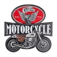 thumbnail image 1 of IH Casa Decor Motorcycle De Signe En Métal En Relief, 1 of 3