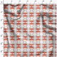 thumbnail image 3 of Soimoi White polyester Crepe Fabric Crabs Ocean Print Fabric by Yard 52 Inch Wide, 3 of 6