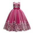 thumbnail image 1 of Ketyyh-chn99 Robes pour Bébé Fille Robe d'Été Sans Manches à Imprimé Floral Princesse Filles Décontractée à Manches Longues Robe Courte Rose Vif,160, 1 of 3